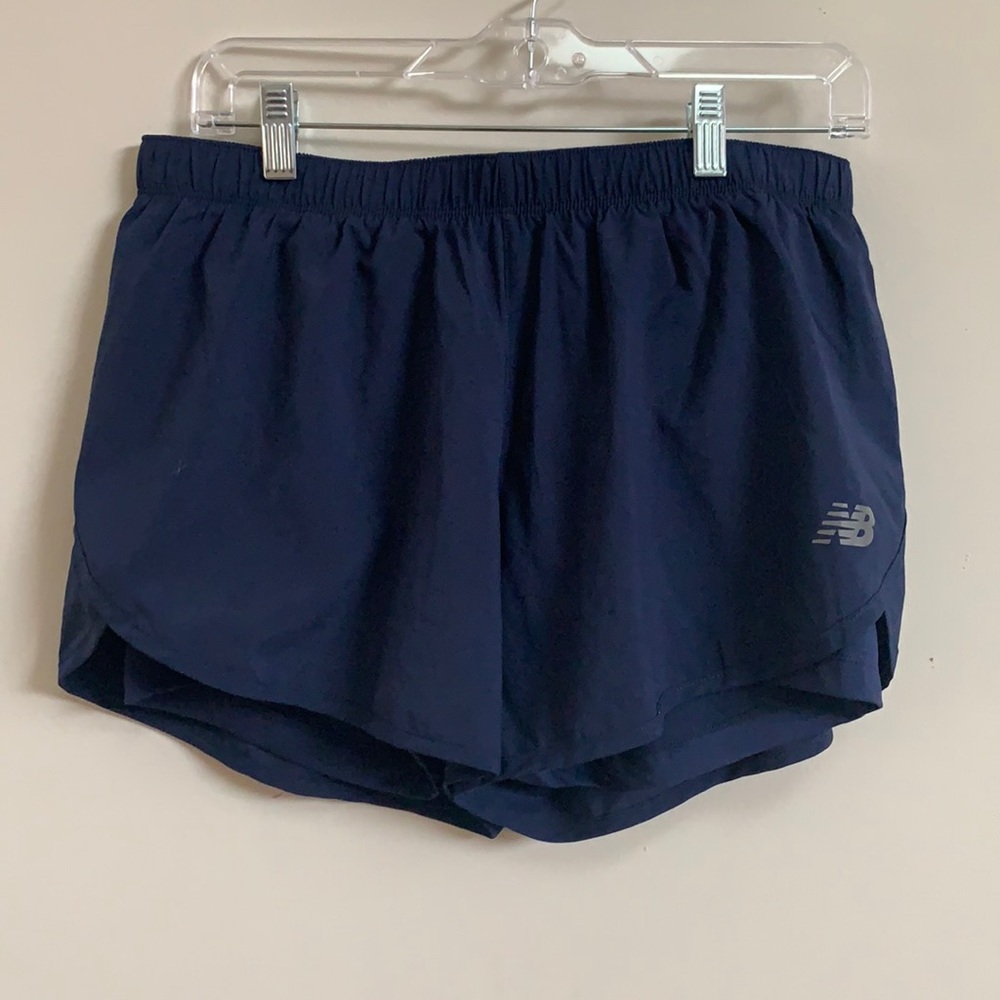 NWT navy New Balance Shorts, Size Medium